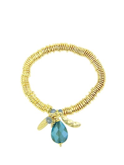 Saachi Style Blue Pea Pod Bracelet product