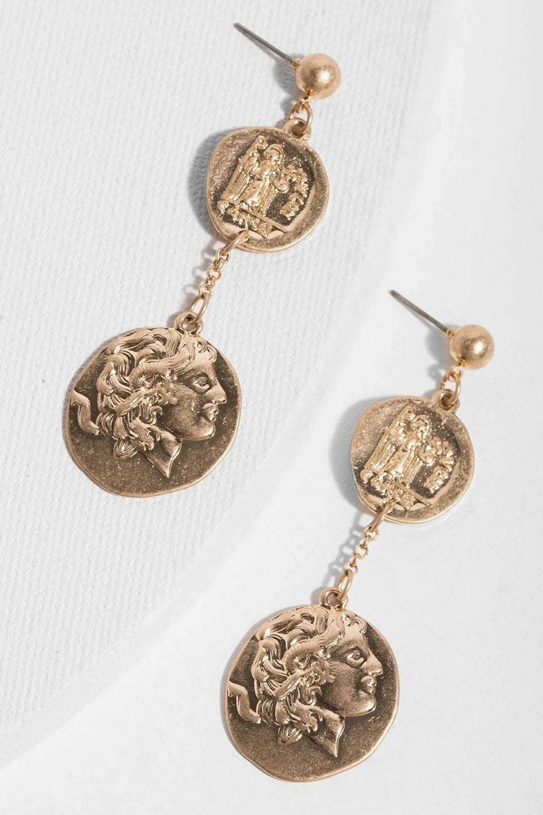 Caesar Drop Earring