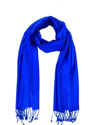 Cashmere Silk Scarf - Blue