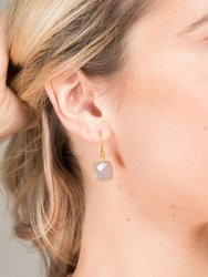 Cushion Gemstone Earring