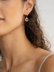 Divine Multi Charm Earrings - Blue