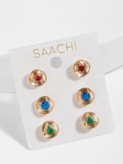 Saachi Style Divine Multi Stud Earring Set product