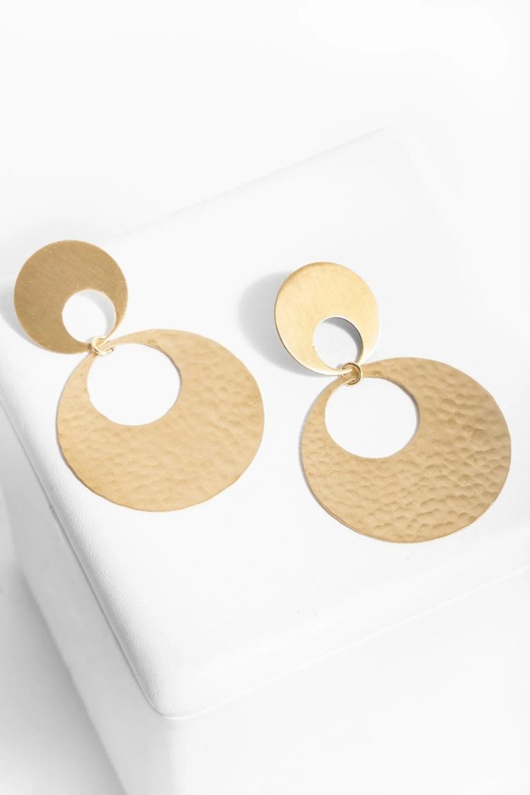 Doris Hammered Earring