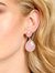 Double Drop Genuine Gemstone Earrings