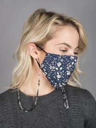 Elena Convertible Mask Chain - Black