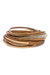 Flaunt Double Wrap Leather Bracelet