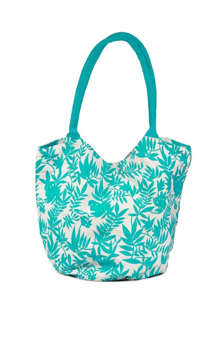 Free Beach Bucket Tote Bag - Turquoise