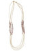 Getaway Multi Strand Long Necklace - Maroon