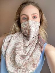 Gorgeous Paisley Scarf - Pink