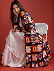 Granny Square Crochet Kimono
