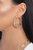 Hammered Angle Earring