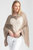 Heart Cashmere and Silk Poncho - Taupe