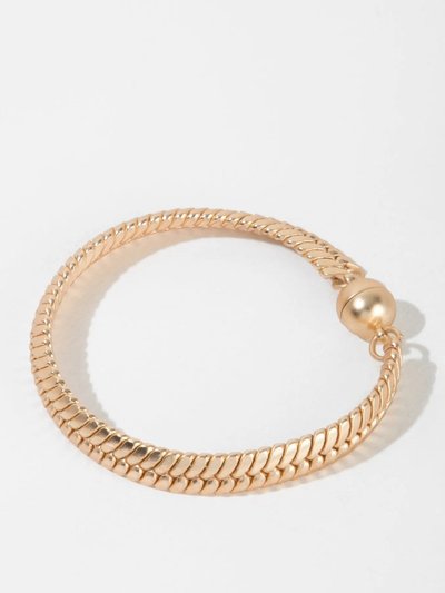 Saachi Style Herringbone Flat Chain Bracelet product