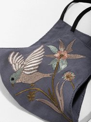 Hummingbird Embroidered Face Mask