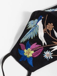 Hummingbird Embroidered Face Mask