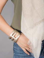 Jaanavar Cuff Bracelet - Gold