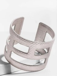 Jaanavar Cuff Bracelet - Silver