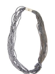 Knotted Chain Layered Statement Necklace