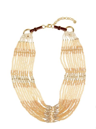Saachi Style Layered Beaded Statement Necklace product