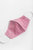 Linen Embroidered Mask - Pink