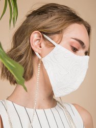 Linen Embroidered Mask