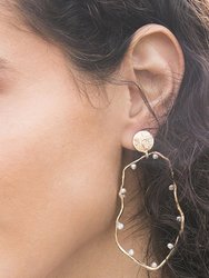 Maisie Pearl Earring - Gold