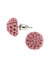 Metallic Crochet Thread Cluster Stud Earring (Set Of 3)