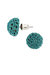 Metallic Crochet Thread Cluster Stud Earring (Set Of 3)