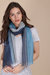 Mix All Over Oblong Scarf - Blue