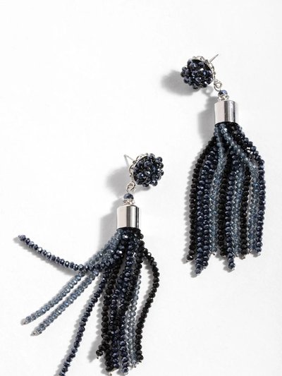 Saachi Style Multi Colored Crystal Tassel Earring product