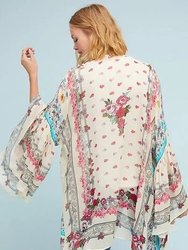 Mystical Garden Ruffle Sleeve Kimono