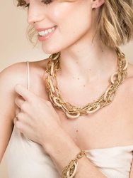 Nava Gold Necklace - Natural