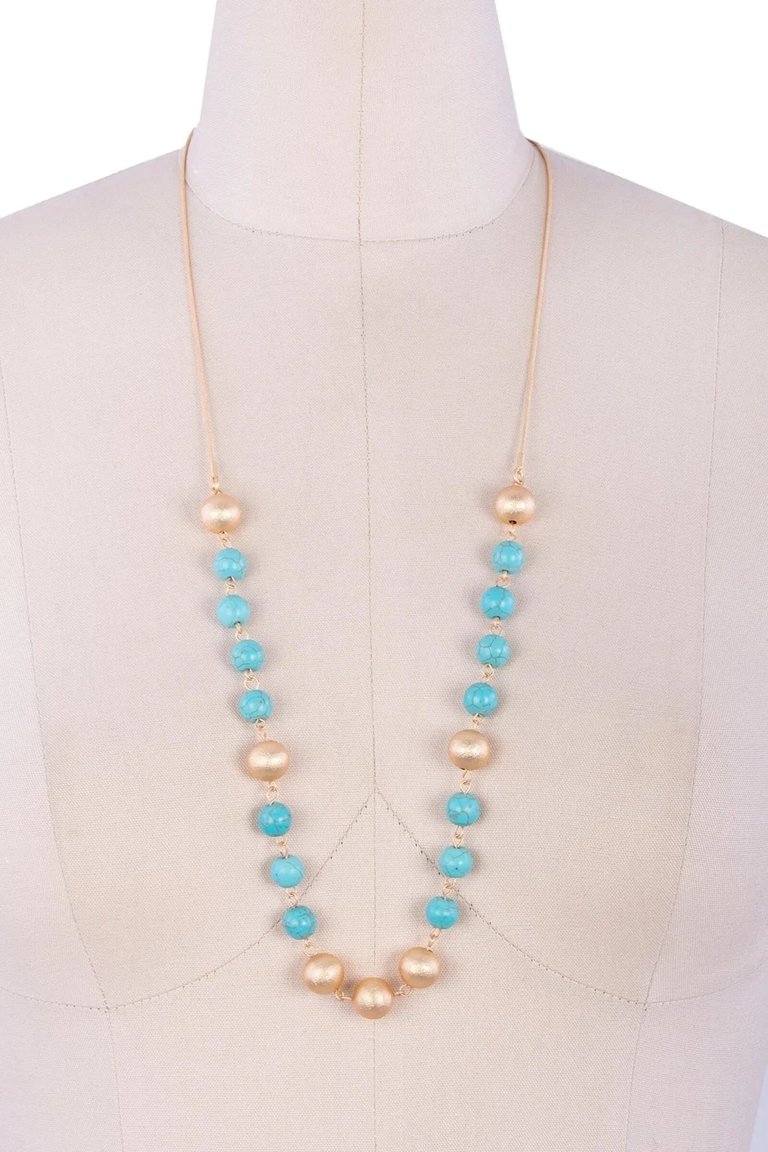 Olivine Necklace - Turquoise