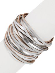 On the Line Bracelet - Silver