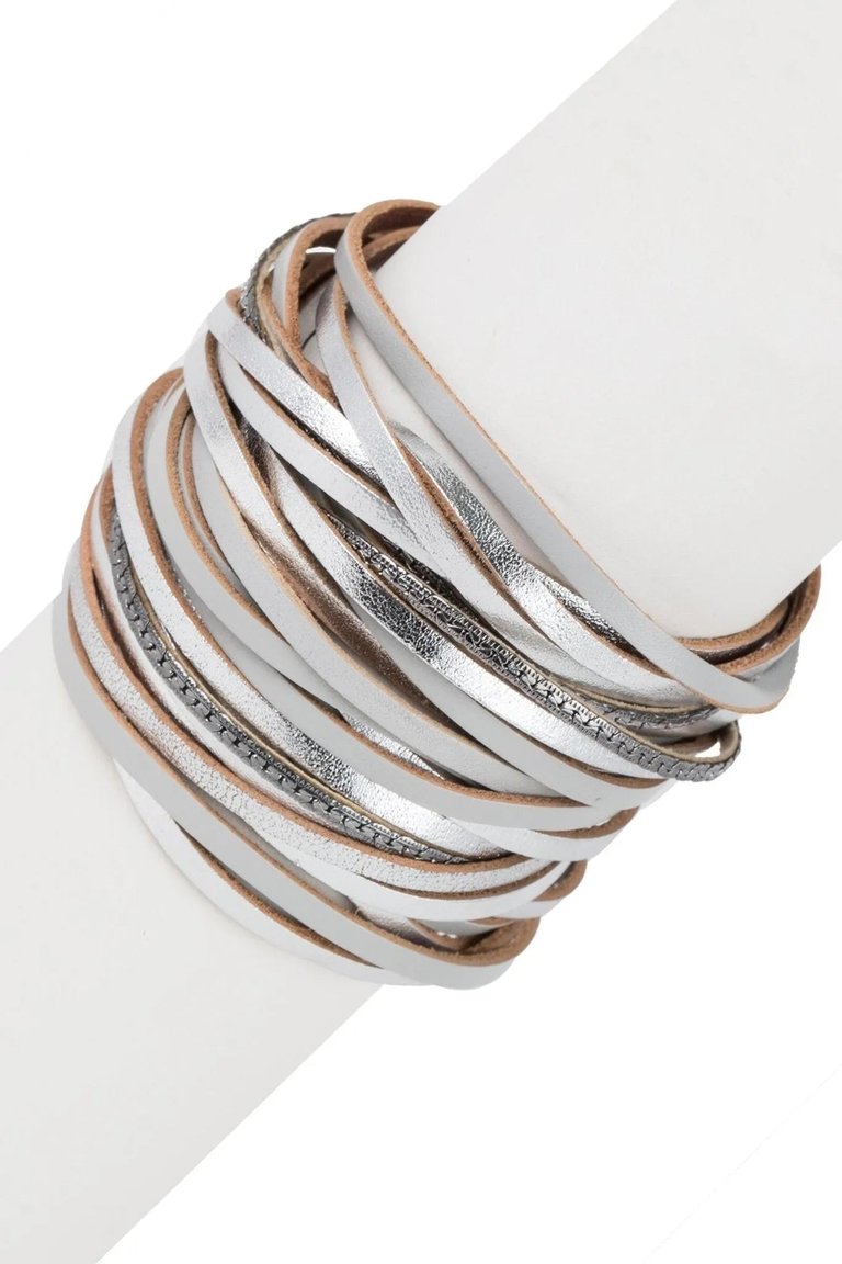 On the Line Bracelet - Silver