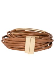 On The Rail Leather Bracelet