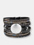 Optical Leather Bracelet