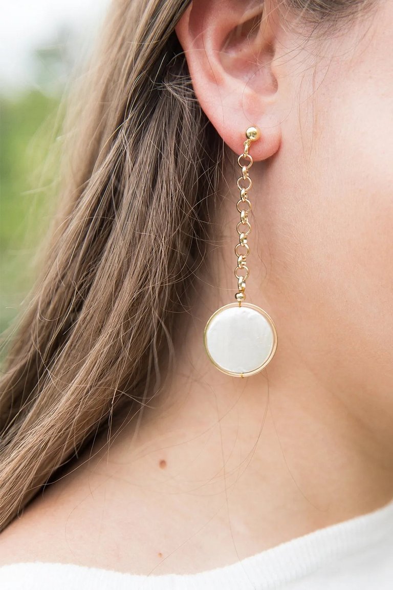 Pahiya Pearl Earring - Gold