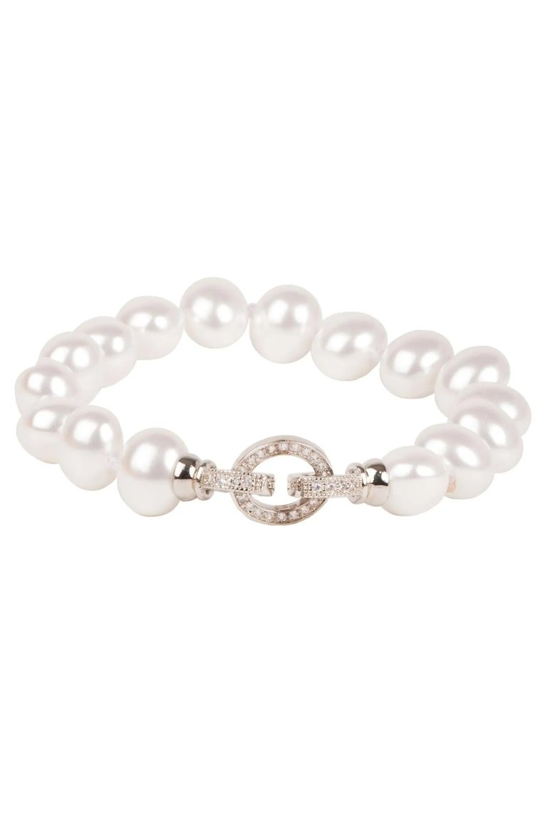 Paramount Pearl Bracelet - White