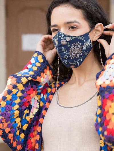 Saachi Style Primavera Embroidered Face Mask product