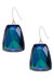 Prism Cushion Earring - Blue