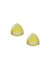 Pyramid Druzy Stone Stud Earring