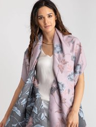 Reversible Garden Scarf - Lavendar