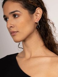 Rosie Drop Earrings - Black