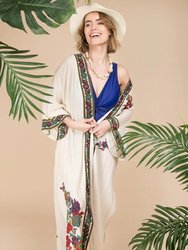 Secret Garden Kimono - Ivory