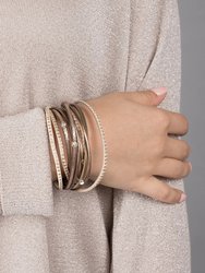 Segovia Double Wrap Leather Bracelet - Bronze