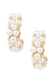 Seraphina Pearl Hoop Earring