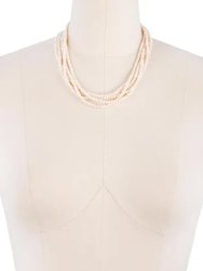 Short Crystal Pearl Necklace
