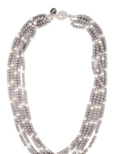 Saachi Style Short Crystal Pearl Necklace product