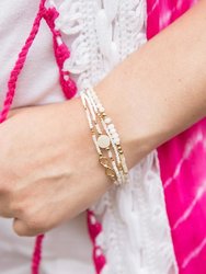 Skyla Infinity Bracelet Set - White